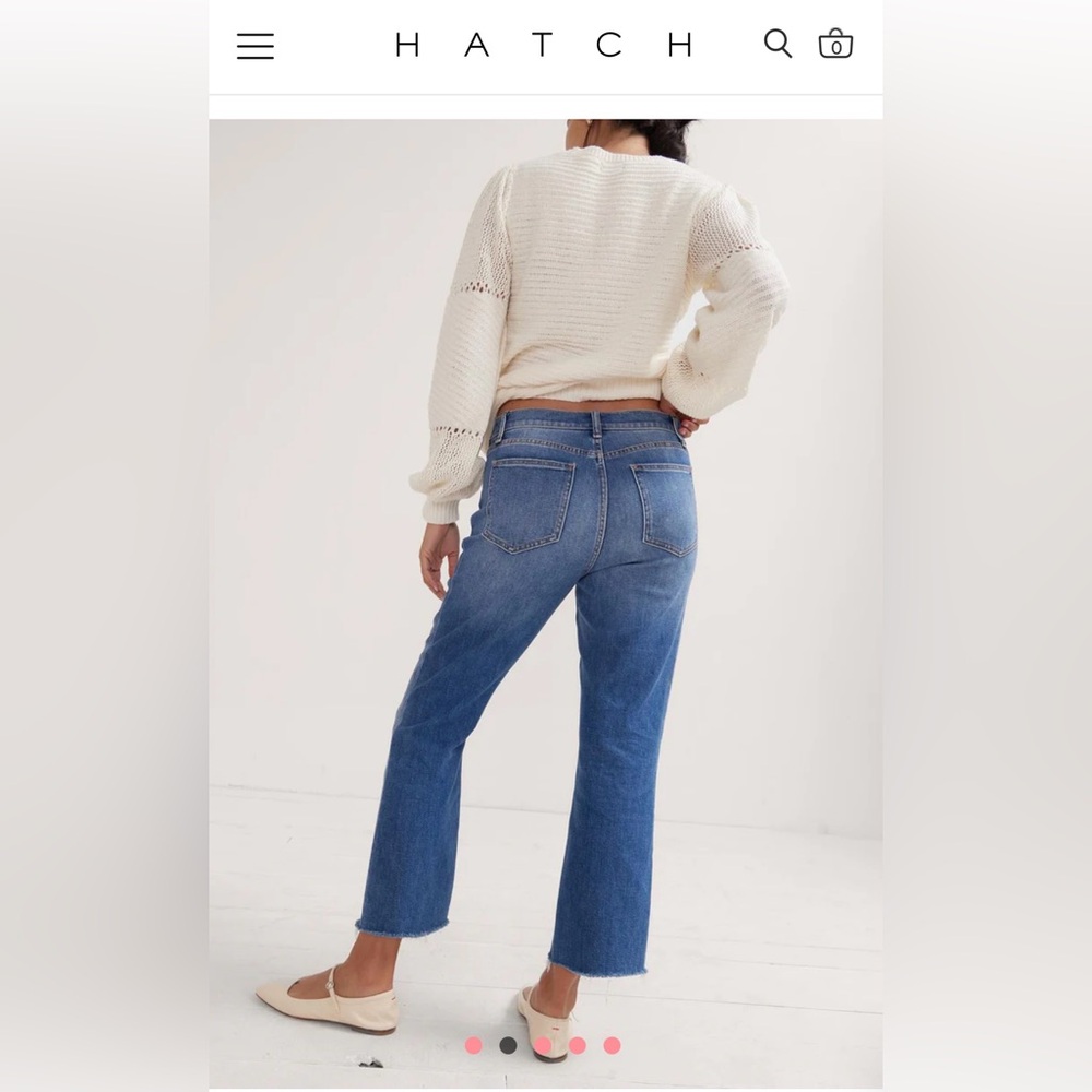 Hatch The Crop Maternity Jeans - Like New, Removed Tags, Worn Once